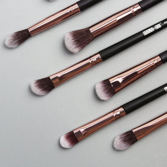 JMT-795018 13-Piece Eyeshadow Makeup Brush Set in Multiple Colors for Precision Application
