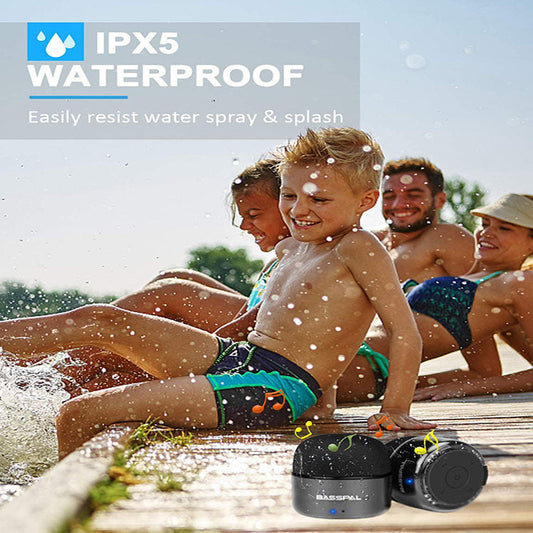 JMT-795082 Waterproof Mini Bluetooth Speaker with 8-Hour Battery and Radio Function
