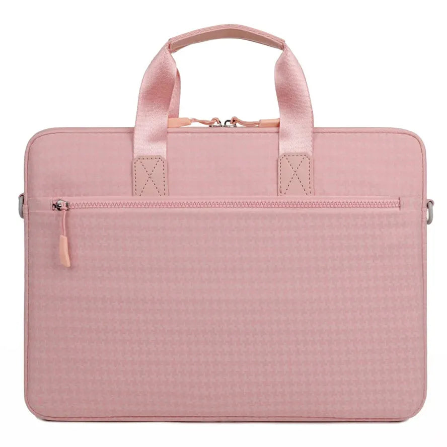 JMT-795082 Waterproof and Shockproof Pink Laptop Sleeve Bag in Multiple Sizes, Made of Oxford Material