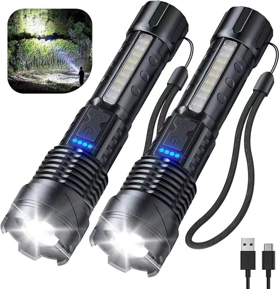 JMT-795466 Bright and Versatile Multi-Function Flashlight for Outdoor Adventures and Emergencies