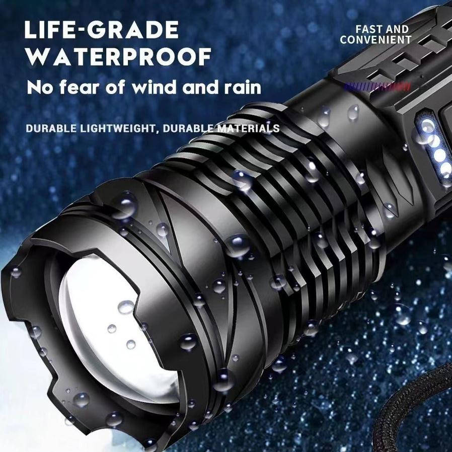 JMT-795466 Bright and Versatile Multi-Function Flashlight for Outdoor Adventures and Emergencies