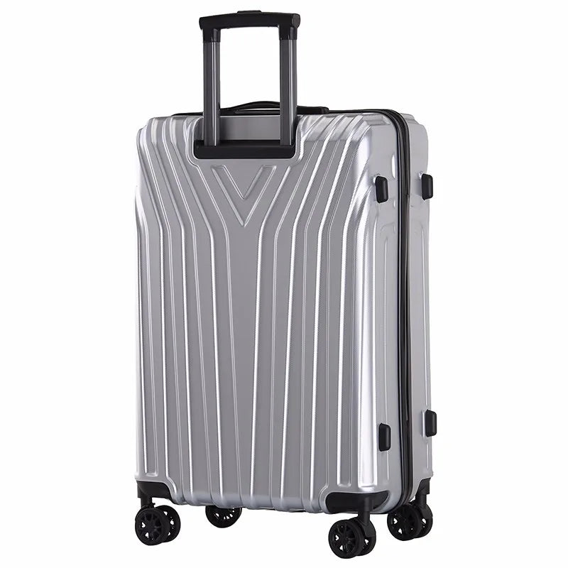 JMT-795466 Lightweight ABS/PC Merge Luggage with TSA Lock, Aluminium Frame and Silent Wheels