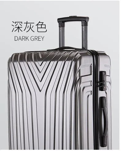 JMT-795466 Lightweight ABS/PC Merge Luggage with TSA Lock, Aluminium Frame and Silent Wheels