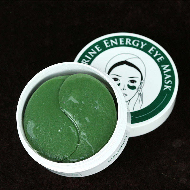 JMT-795978 Green Princess Spirulina Red Ginseng Eye Mask – 60 Hydrating Tablets for Dark Circle Reduction and Skin Tightening
