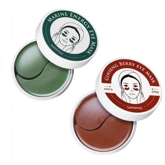 JMT-795978 Green Princess Spirulina Red Ginseng Eye Mask – 60 Hydrating Tablets for Dark Circle Reduction and Skin Tightening