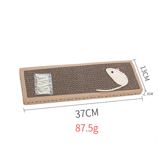 JMT-796746 Cat Scratcher Toy Made of Corrugated Paper - Claw Grinding Accessory for Cats