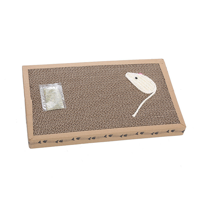 JMT-796746 Cat Scratcher Toy Made of Corrugated Paper - Claw Grinding Accessory for Cats