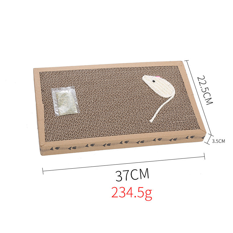 JMT-796746 Cat Scratcher Toy Made of Corrugated Paper - Claw Grinding Accessory for Cats