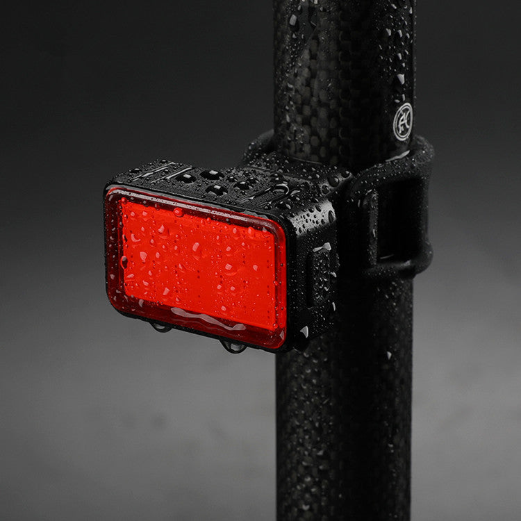 JMT-796938 USB Rechargeable Smart Sensor Tail Light for Mountain Bicycles - COB Warning Light
