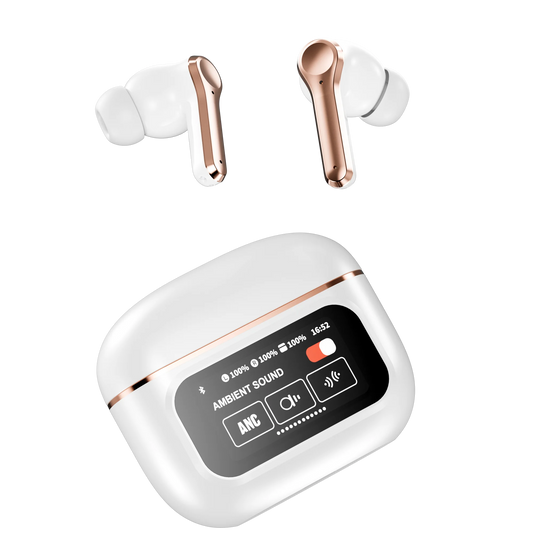 JMT-797066 YX30 ANC TWS Wireless Earphones with Touch Controls and LED Display for Sports and Music