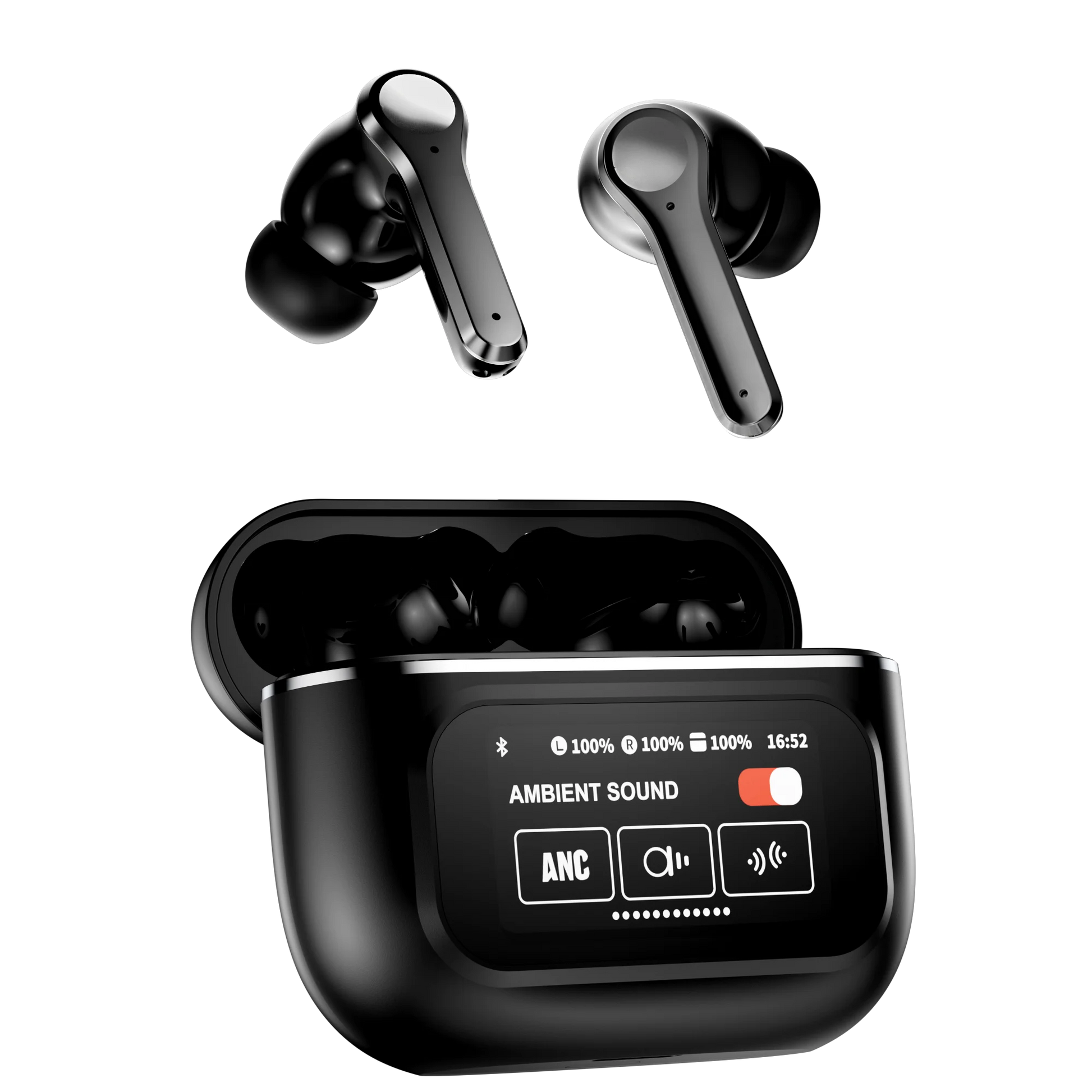 JMT-797066 YX30 ANC TWS Wireless Earphones with Touch Controls and LED Display for Sports and Music