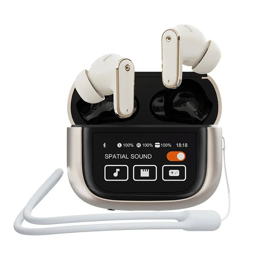 JMT-797066 YX30 ANC TWS Wireless Earphones with Touch Controls and LED Display for Sports and Music