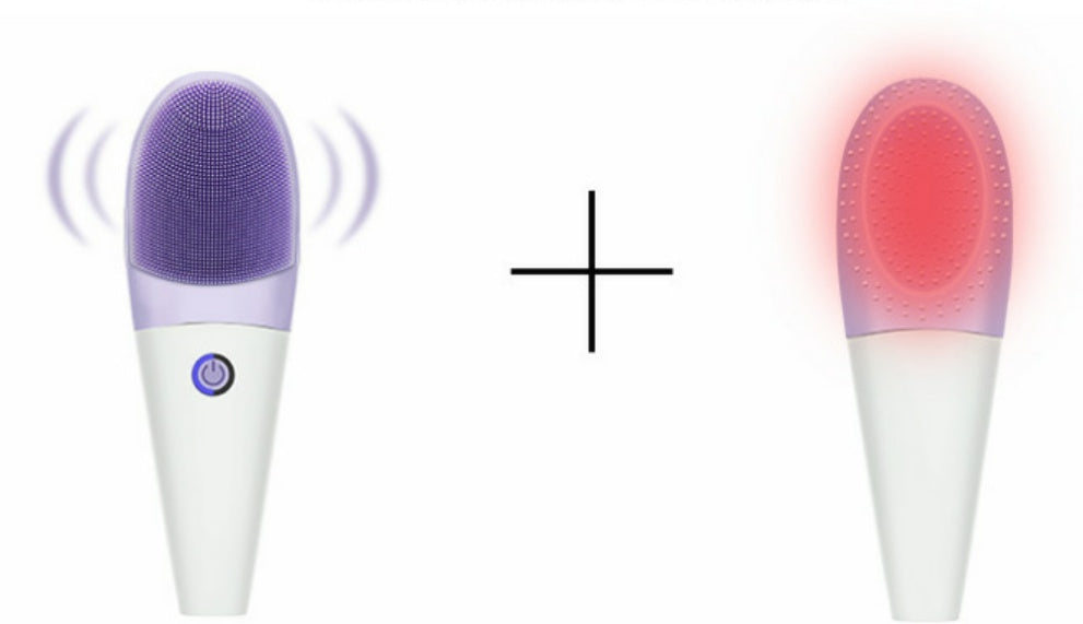 JMT-797130 Ultrasonic Silicone Facial Cleansing Device with Wireless Charging and Vibrating Pore Cleaner