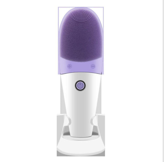 JMT-797130 Ultrasonic Silicone Facial Cleansing Device with Wireless Charging and Vibrating Pore Cleaner