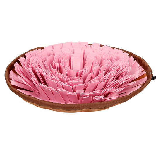 JMT-797194 Sniff Bowl Interactive Pet Toy - Felt Cloth Sniffing Cushion in Multiple Colors