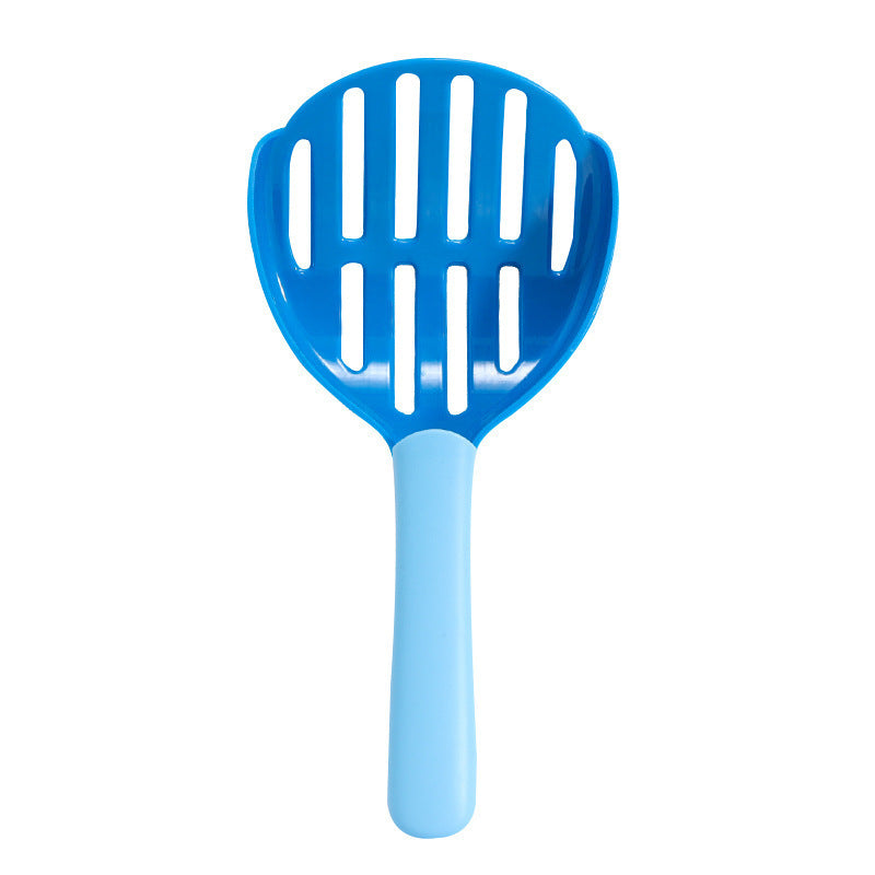 JMT-797898 Two-Color Plastic Cat Litter Scoop - Pet Cleaning Tool for Easy Waste Management