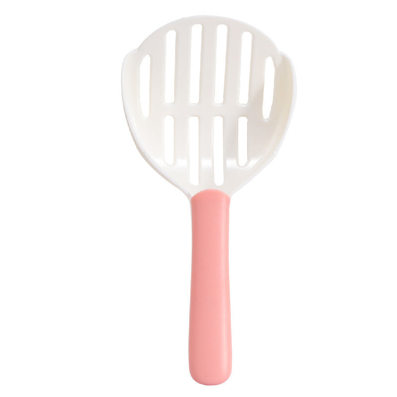 JMT-797898 Two-Color Plastic Cat Litter Scoop - Pet Cleaning Tool for Easy Waste Management