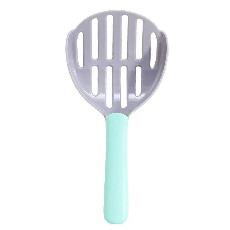 JMT-797898 Two-Color Plastic Cat Litter Scoop - Pet Cleaning Tool for Easy Waste Management