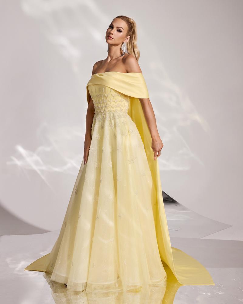 JMT-797962 Elegant Yellow Dress for Women – Stylish and Chic Ensemble