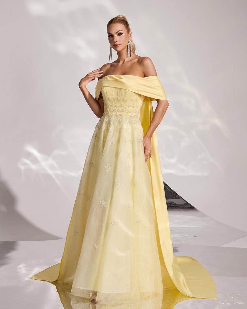 JMT-797962 Elegant Yellow Dress for Women – Stylish and Chic Ensemble