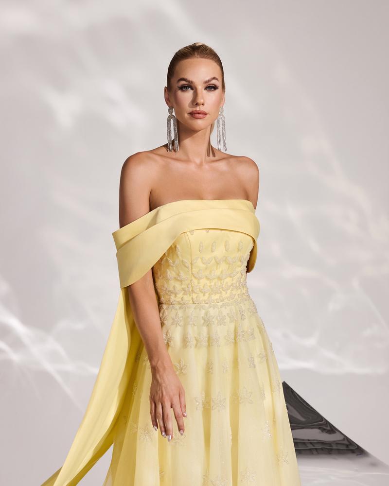 JMT-797962 Elegant Yellow Dress for Women – Stylish and Chic Ensemble