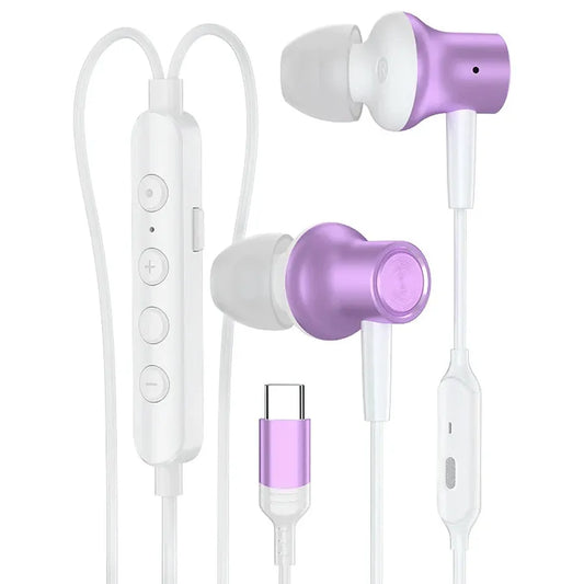 JMT-798538 Voice Changing Microphone for Live Broadcasting and K-Songs - Wired In-Ear Headphones for Singing and Gaming