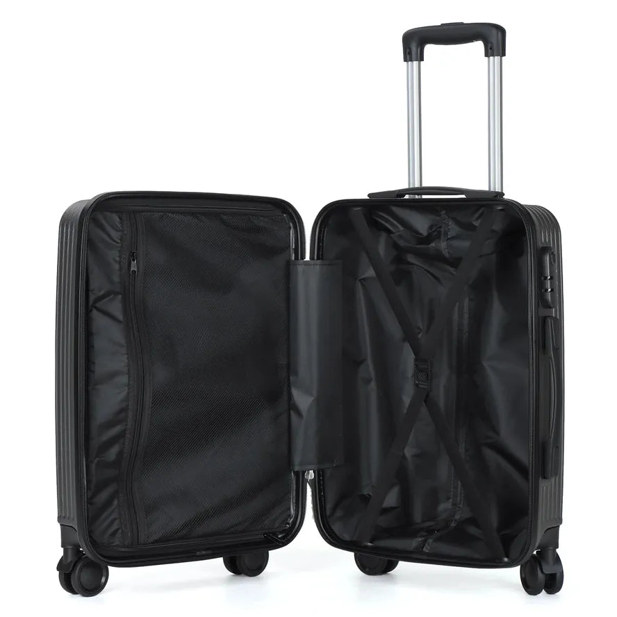 JMT-798602 Japan Design Stopper Caster Trolley Luggage Carrying Case Travel Suitcase with ABS and PC Materials