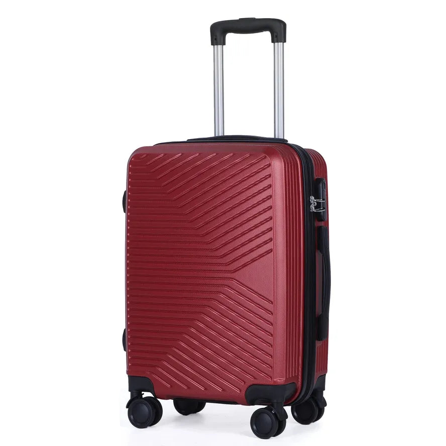 JMT-798602 Japan Design Stopper Caster Trolley Luggage Carrying Case Travel Suitcase with ABS and PC Materials