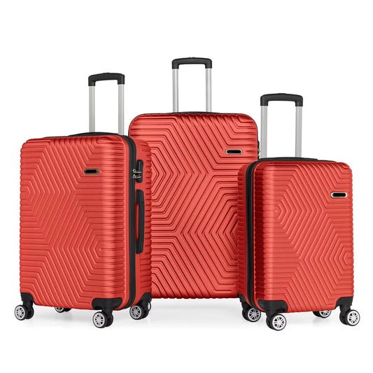 JMT-798922 Kids Travel Trolley Suitcase Set with Casters for Easy Transportation