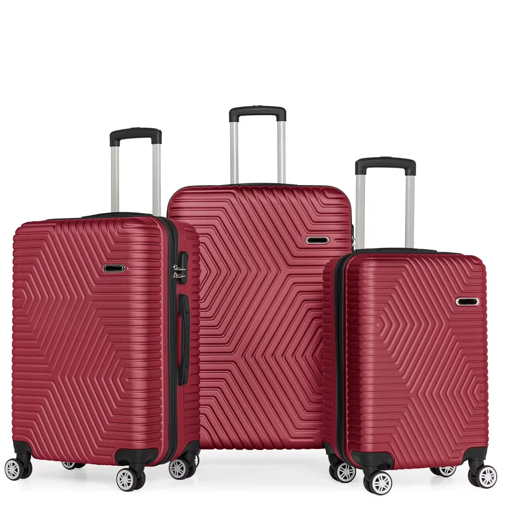 JMT-798922 Kids Travel Trolley Suitcase Set with Casters for Easy Transportation