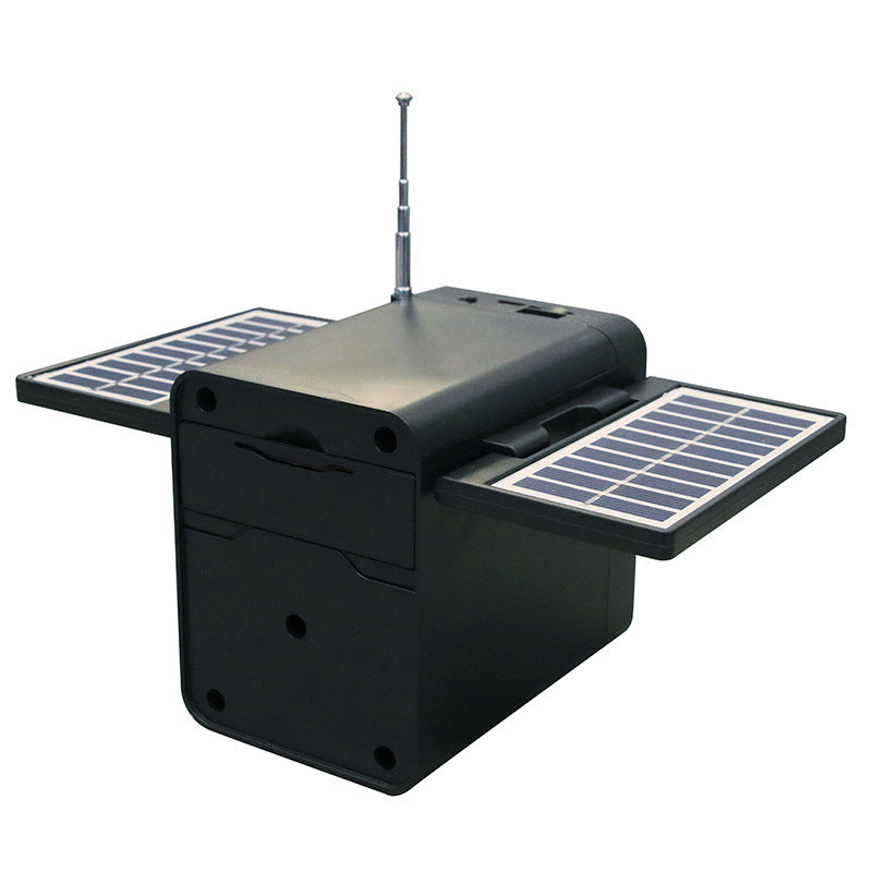 JMT-799050 Multi-Function Solar Emergency FM Radio with USB Charging and Built-in Speaker