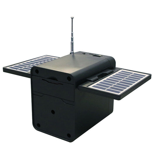 JMT-799050 Multi-Function Solar Emergency FM Radio with USB Charging and Built-in Speaker