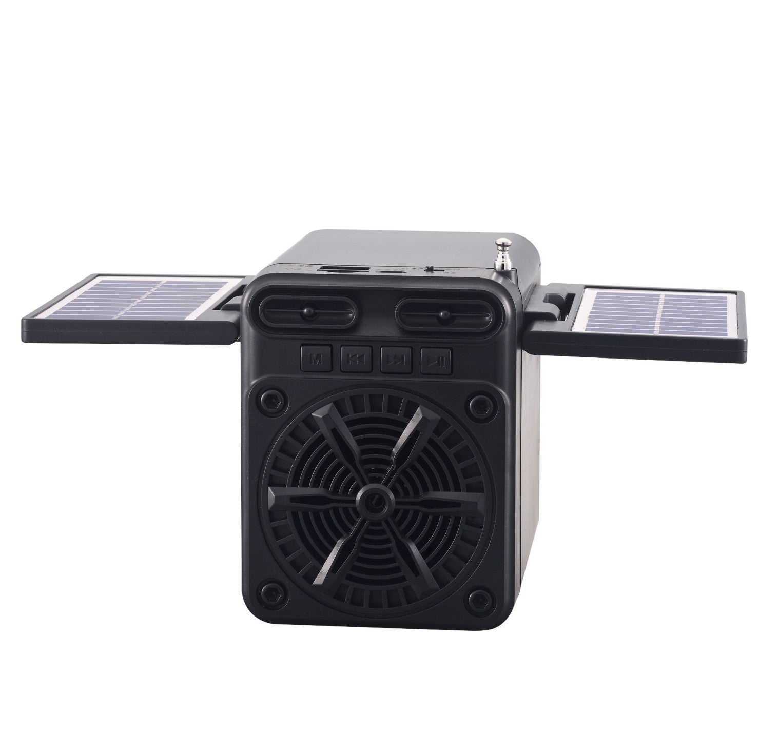 JMT-799050 Multi-Function Solar Emergency FM Radio with USB Charging and Built-in Speaker