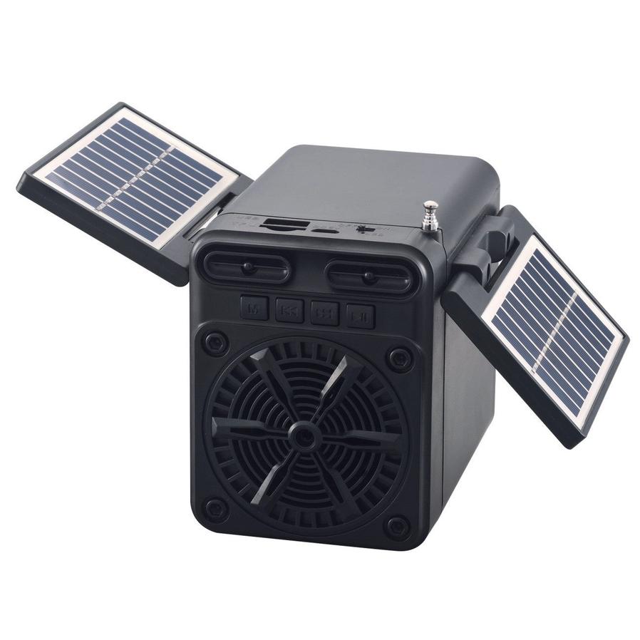 JMT-799050 Multi-Function Solar Emergency FM Radio with USB Charging and Built-in Speaker