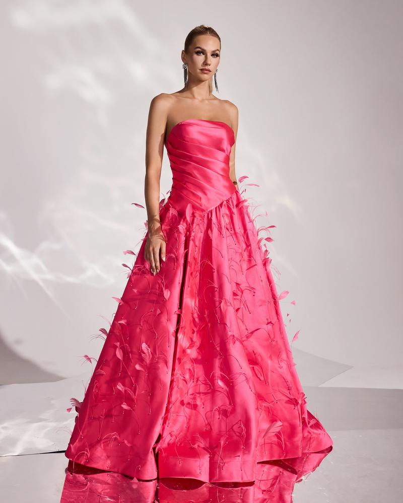 JMT-799114 Rose Pink Elegant Dress - Model SH0153
