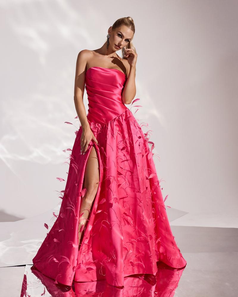 JMT-799114 Rose Pink Elegant Dress - Model SH0153