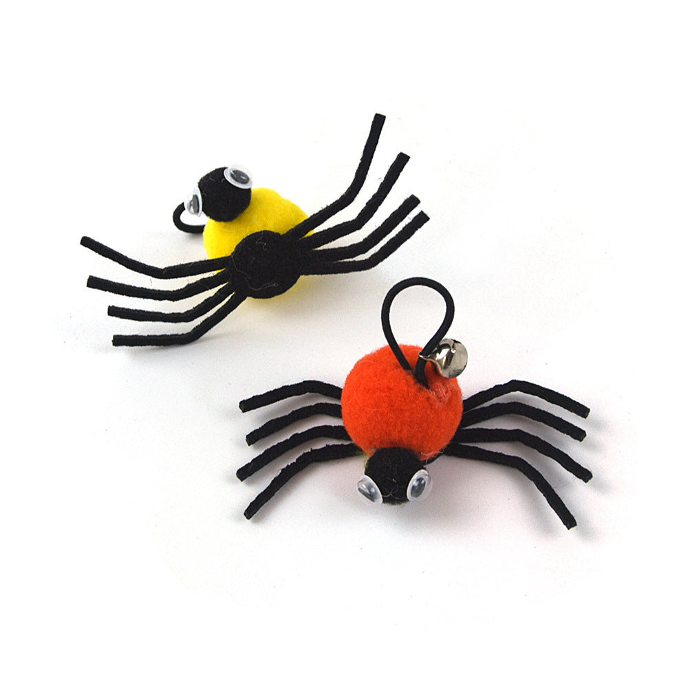 JMT-799178 Fashionable Plush Halloween Cat Toy in Red, Orange, Yellow - 4.5 * 9cm