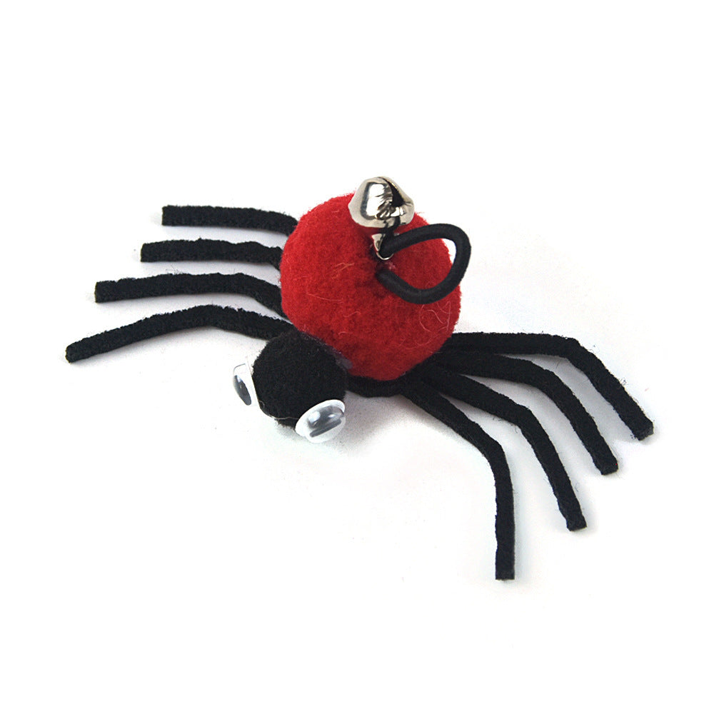 JMT-799178 Fashionable Plush Halloween Cat Toy in Red, Orange, Yellow - 4.5 * 9cm