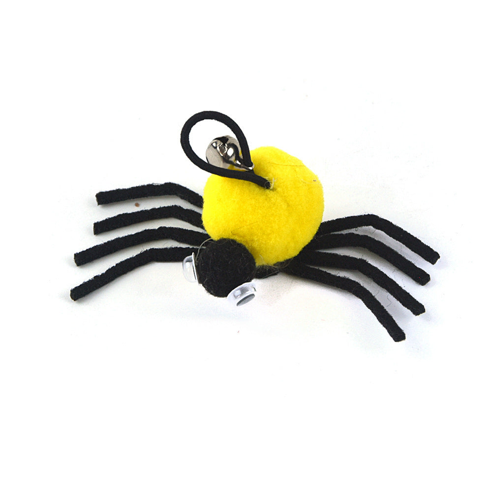 JMT-799178 Fashionable Plush Halloween Cat Toy in Red, Orange, Yellow - 4.5 * 9cm