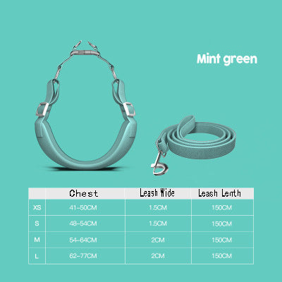 JMT-799370 Adjustable Pet Harness with 1.5m Leash for Comfortable Walks
