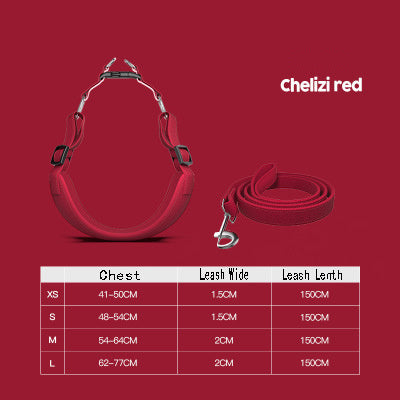 JMT-799370 Adjustable Pet Harness with 1.5m Leash for Comfortable Walks