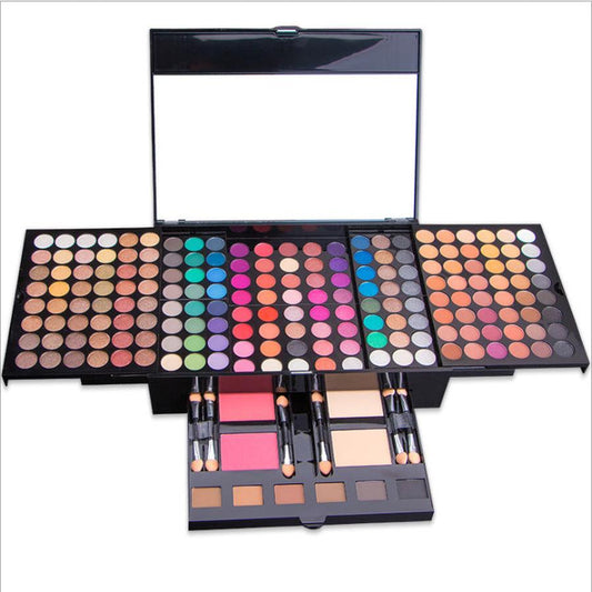 JMT-799434 194 Color Eyeshadow Palette - Versatile Pearly Matte Shades for All Skin Types