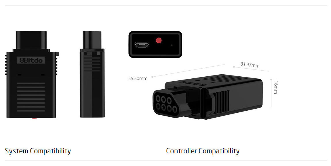 JMT-799498 Wireless USB Controller Receiver for NES Console