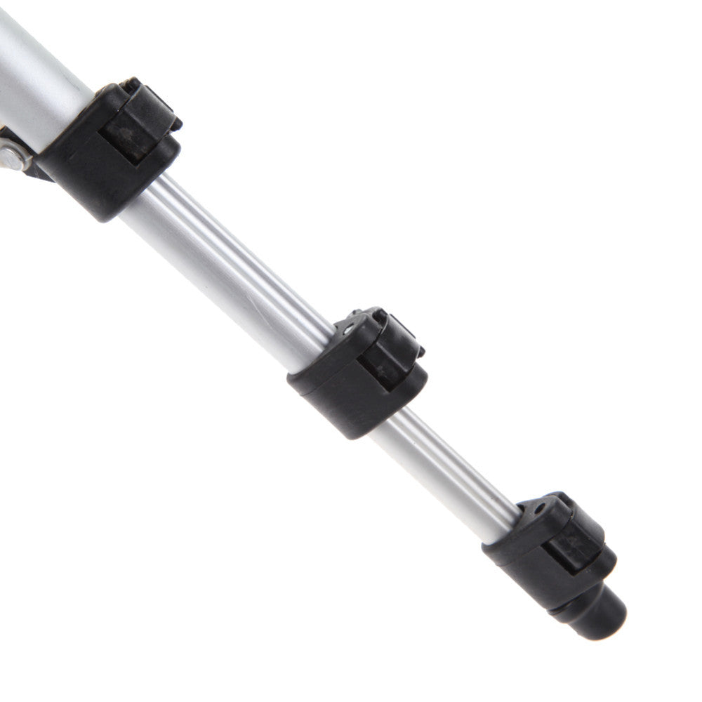 JMT-799562 Portable Aluminum Alloy Tripod Compatible with Digital Cameras and iPhone Models, 4 Sections, Adjustable Height 350-1060 mm, 1.5 kg Load Capacity, White