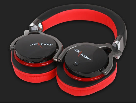 JMT-799690 B5 Wireless Bluetooth 4.0 Stereo Headset with Multi-Point Connection - Black, Silver, Red