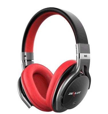JMT-799690 B5 Wireless Bluetooth 4.0 Stereo Headset with Multi-Point Connection - Black, Silver, Red