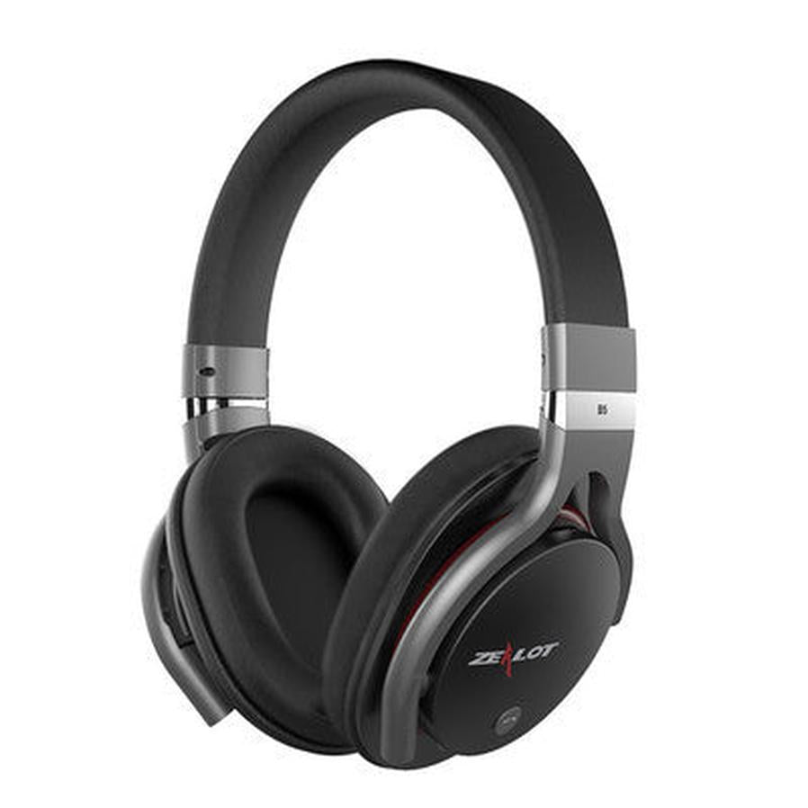 JMT-799690 B5 Wireless Bluetooth 4.0 Stereo Headset with Multi-Point Connection - Black, Silver, Red