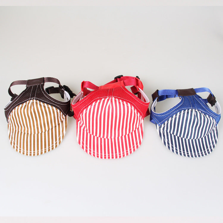 JMT-799818 Adjustable Cotton Baseball Cap for Large Dogs - Golden Retriever Size Options: S, M, L