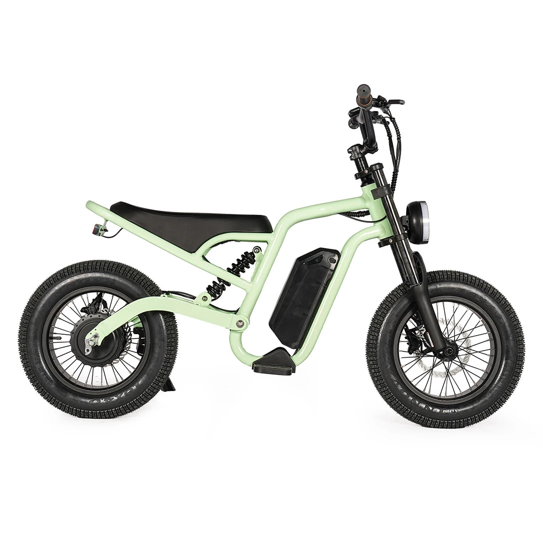 JMT-799946 Zumi Kids Electric Dirt Bike with 250W/500W Bafang Motor and Fat Tires for Off-Road Adventures , Top Speed 27.9 mph