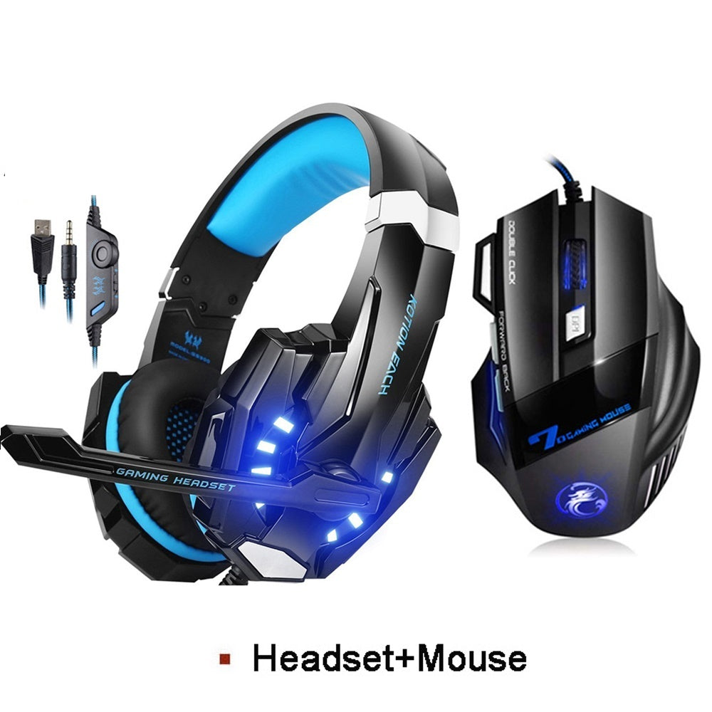 JMT-800010 Wired Headset with USB and 3.5mm Plug, Includes Earphone, Mouse, and Mouse Pad